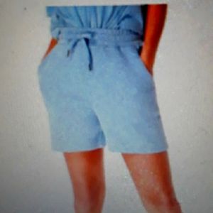 - NWT  Sweaty Betty  Essential  Longline Sweat Shorts  Coast  Blue XXL